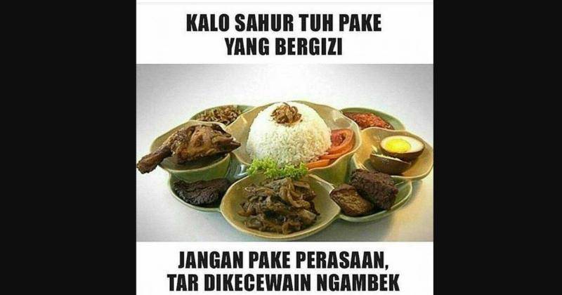 10 Meme Sahur Lucu, Auto Ketawa!